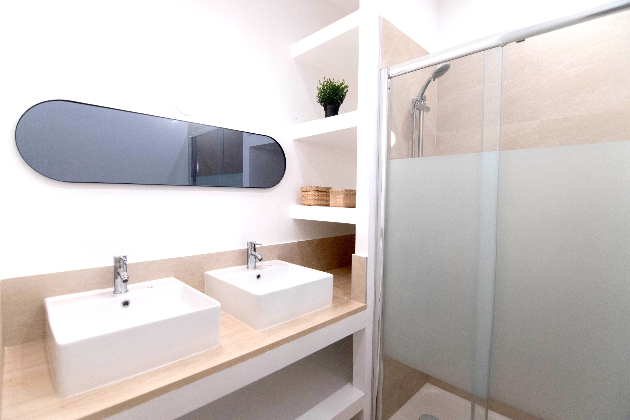 Novaclem - salle de bain Colocation Charras après travaux - Investissement Marseille