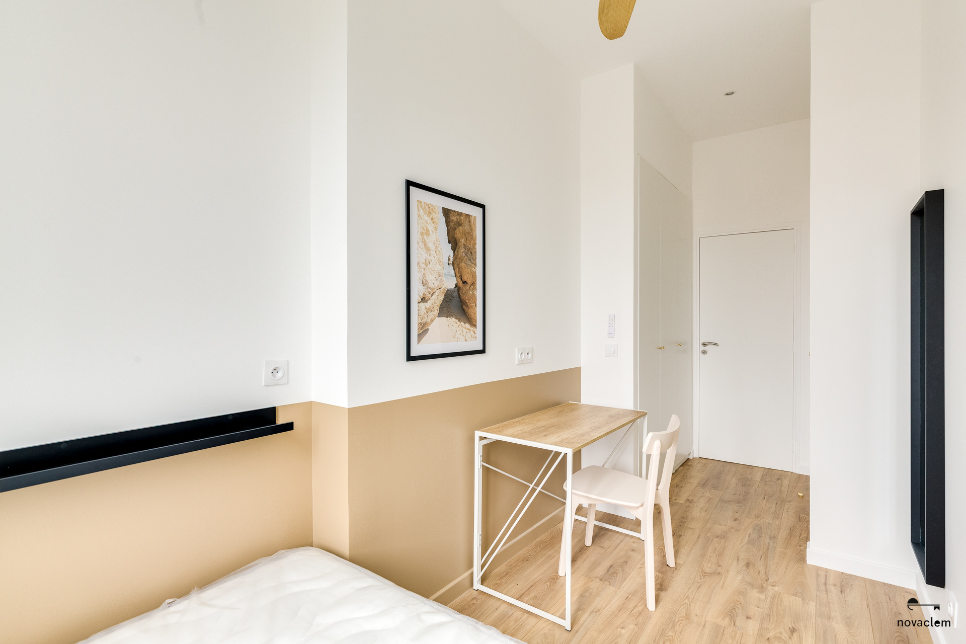 Novaclem - chambre 2 T2 Conception - après travaux - Investissement Marseille