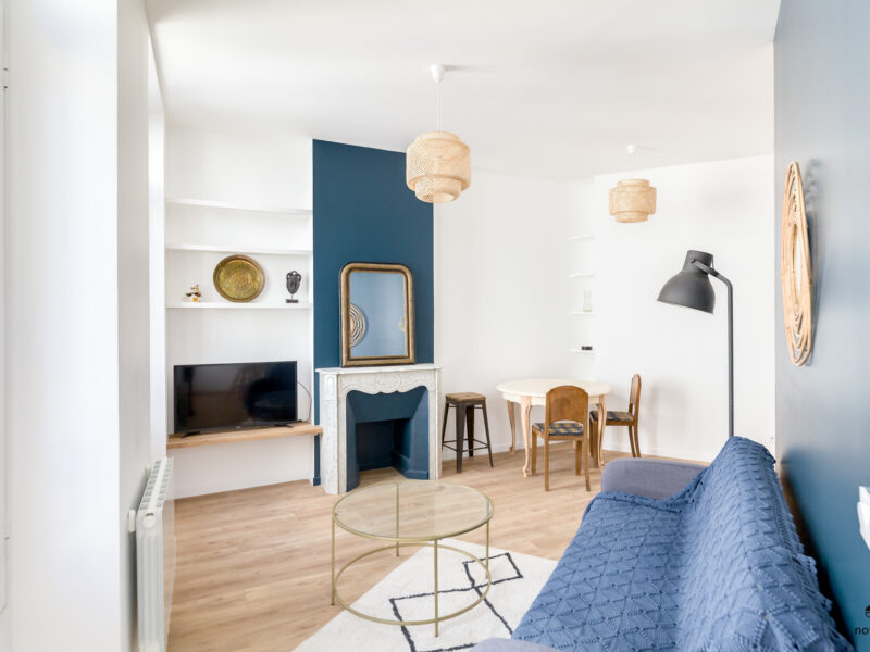 Novaclem - salle à manger T2 Loubière - après travaux - Investissement Marseille