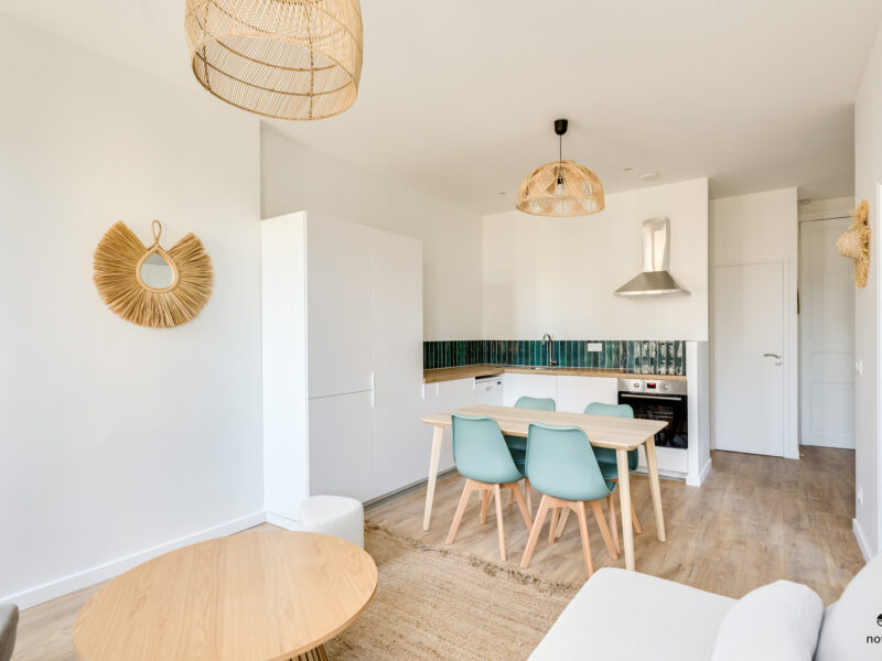 Novaclem - salon 5 T2 Longchamp - après travaux - Investissement Marseille