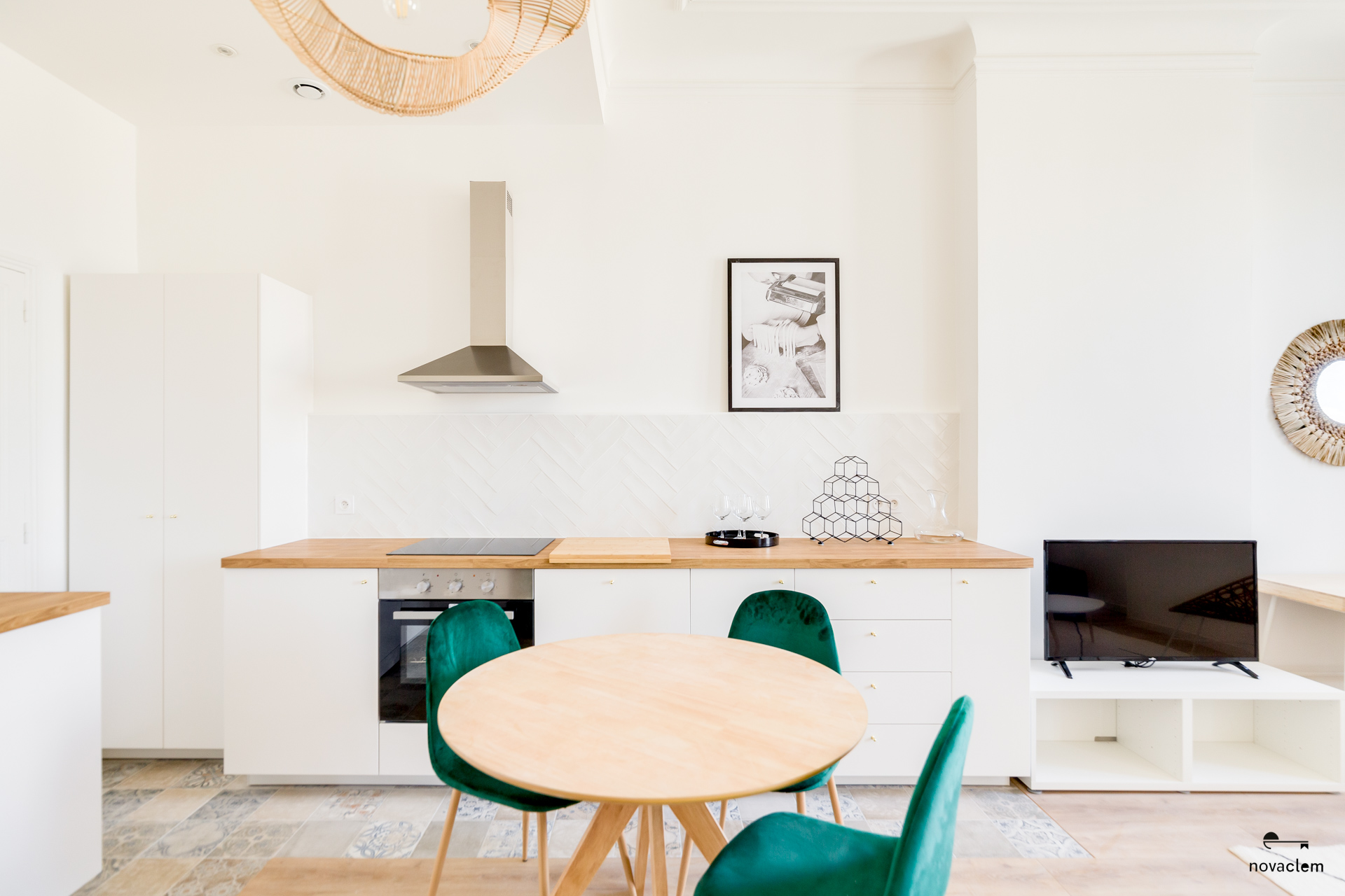 Novaclem - cuisine 2 T2 Breteuil - après travaux - Investissement Marseille