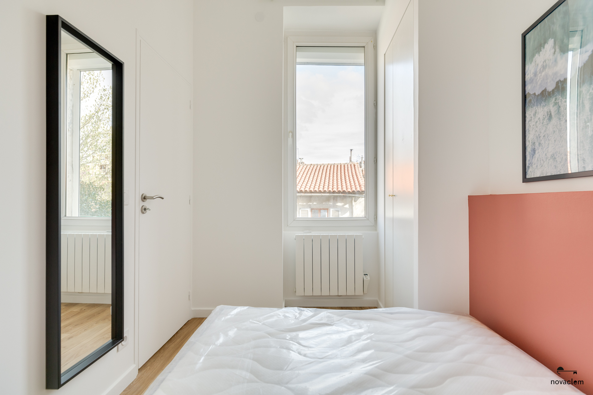 Novaclem - chambre T2 Chartreux R - après travaux - Investissement Marseille