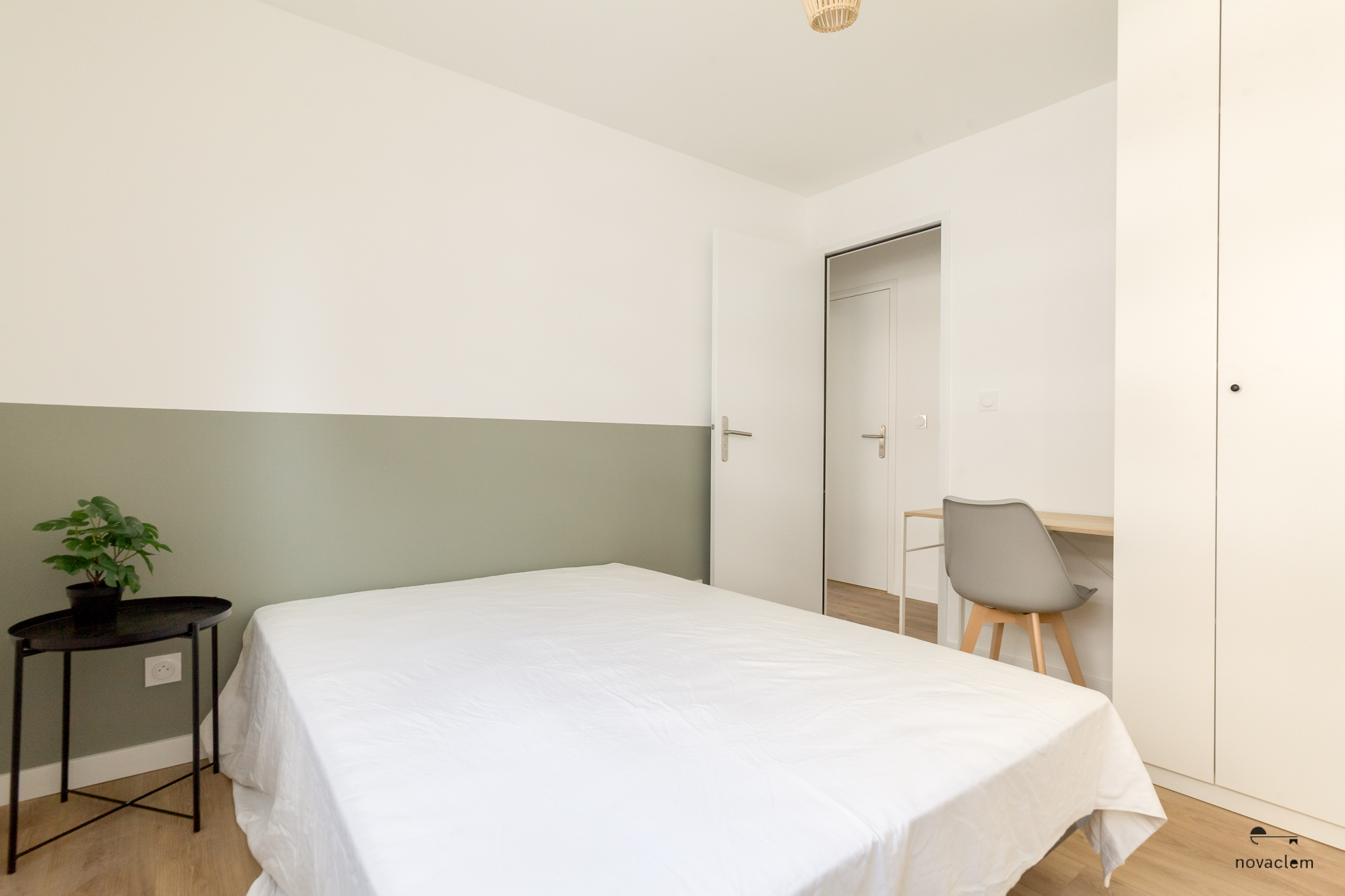 Novaclem - chambre 3 T3 Camas - après travaux - Investissement Marseille