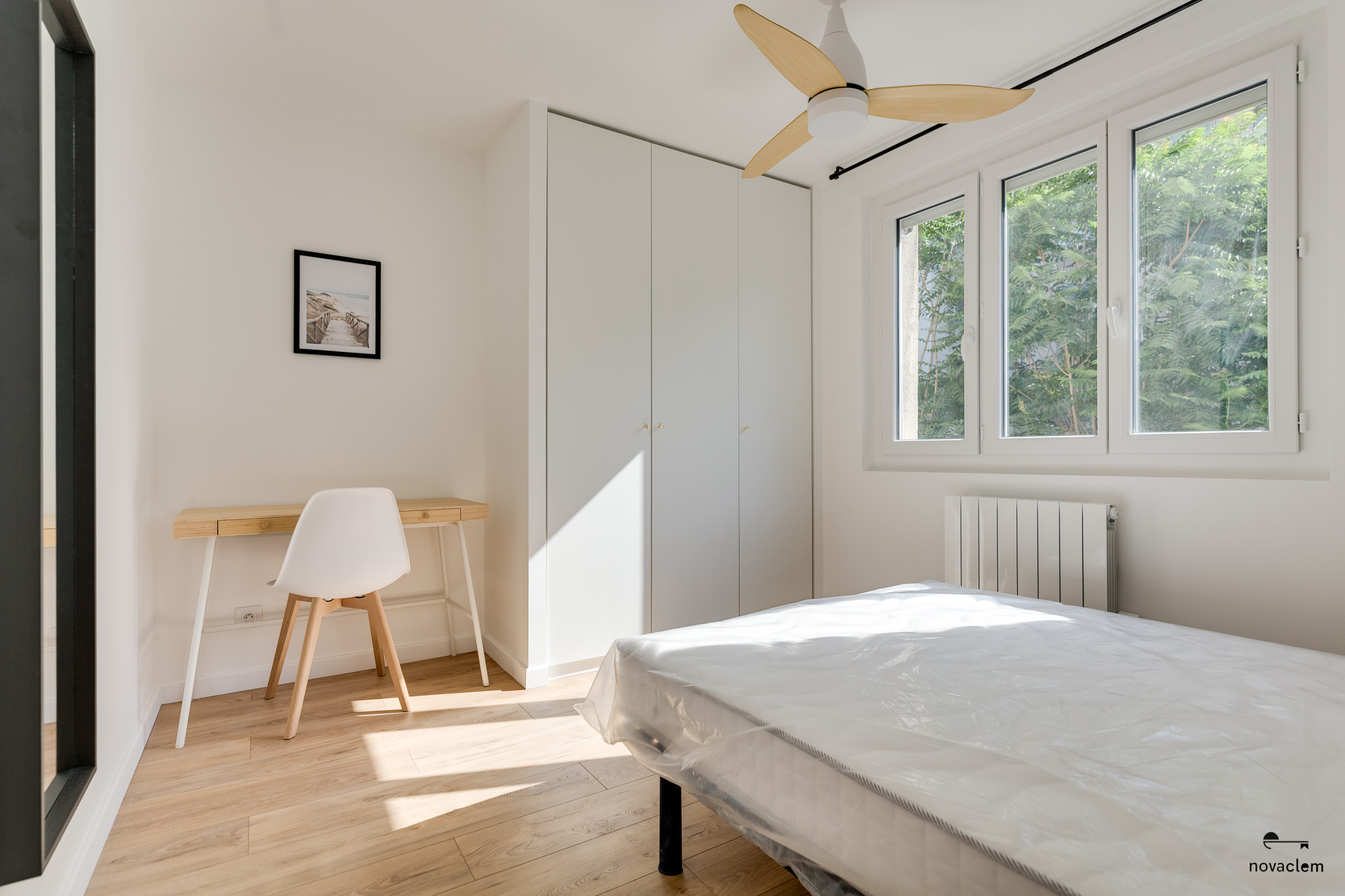 Novaclem - chambre T3 Equateur - après travaux - Investissement Marseille