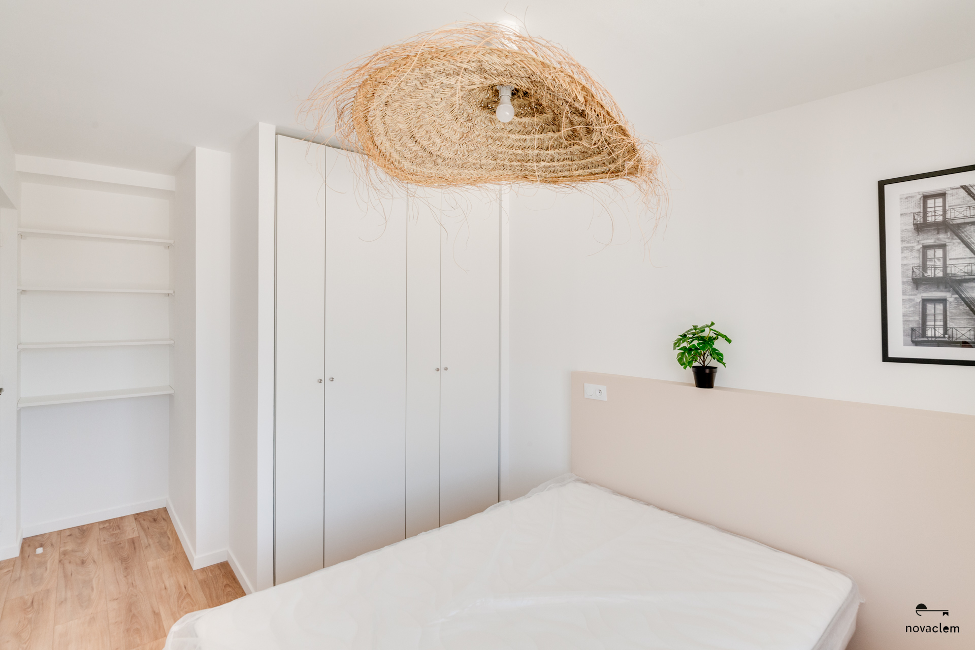 Novaclem - chambre 2 T4 Fornier - après travaux - Investissement Marseille