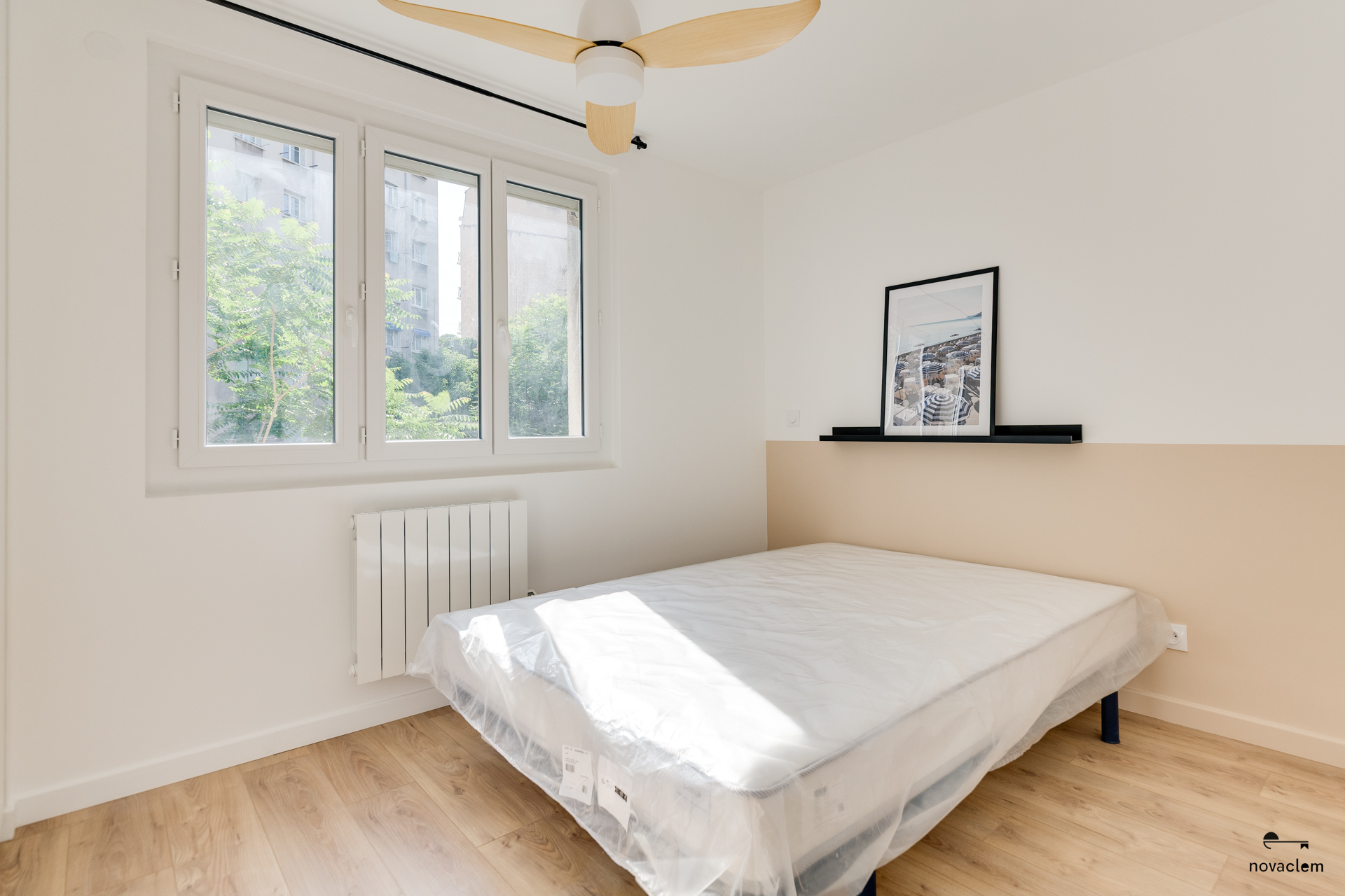 Novaclem - chambre 3 T3 Equateur - après travaux - Investissement Marseille