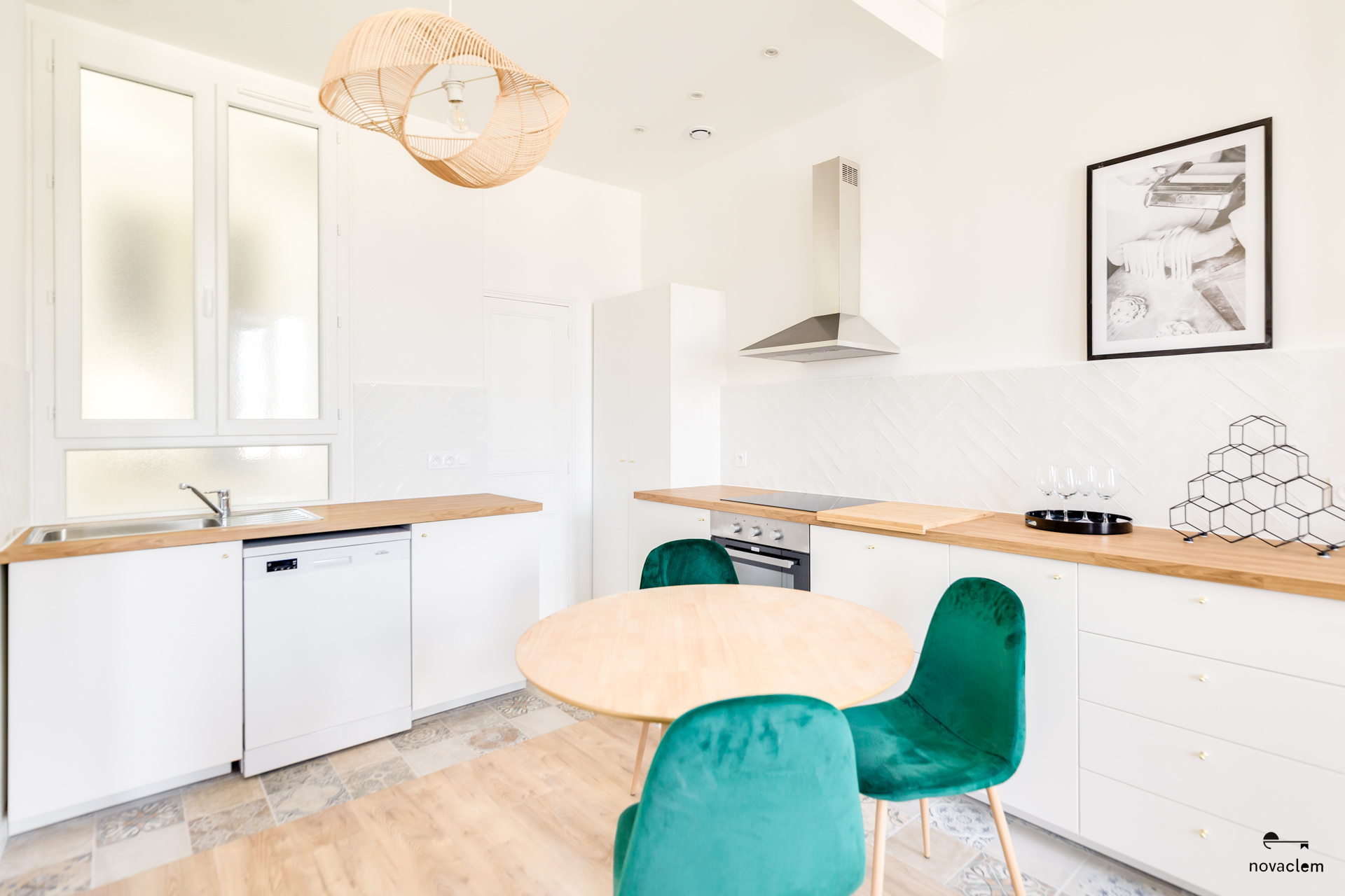 Novaclem - cuisine 3 T2 Breteuil - après travaux - Investissement Marseille