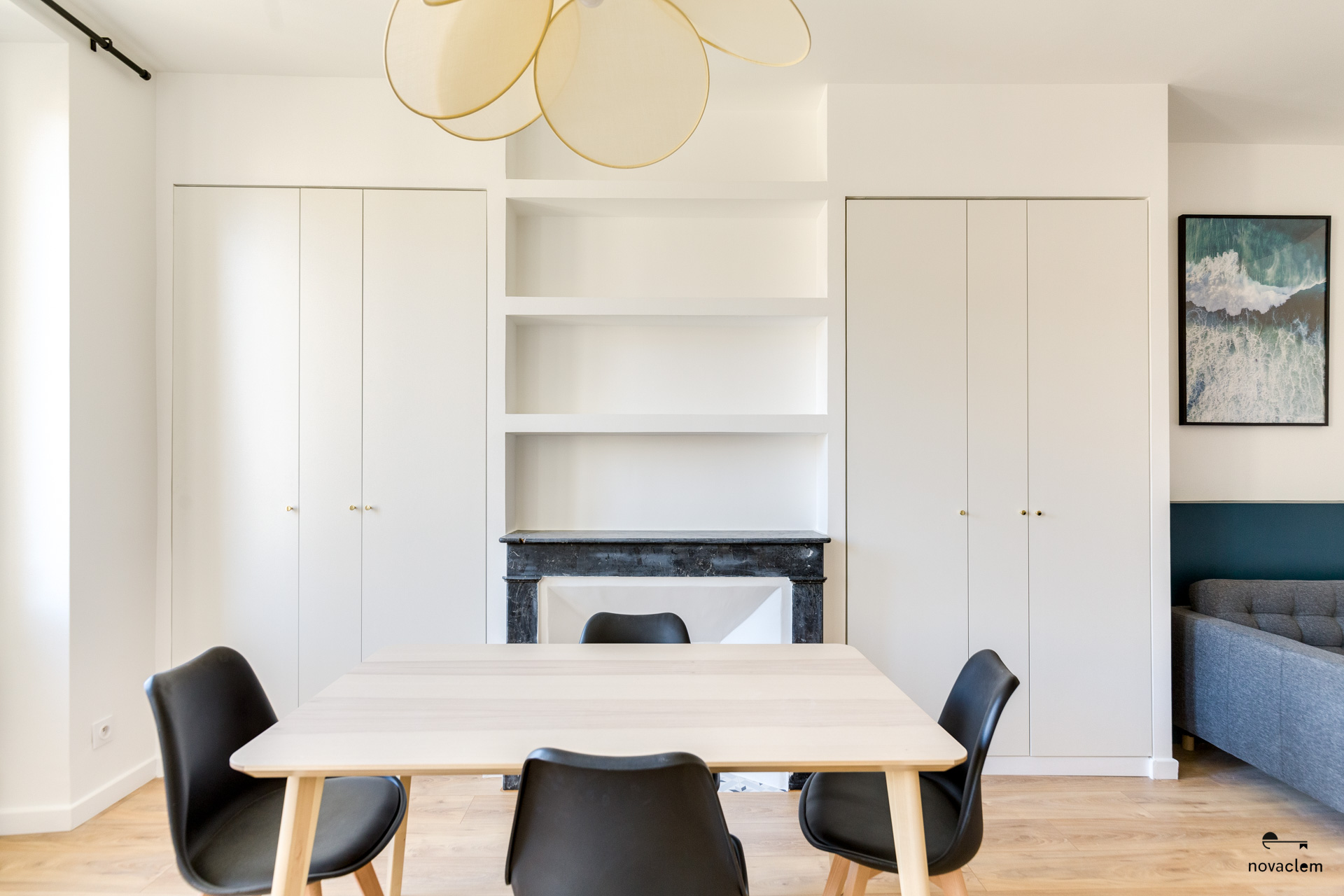 Novaclem - salle à manger T2 Decazes - après travaux - Investissement Marseille