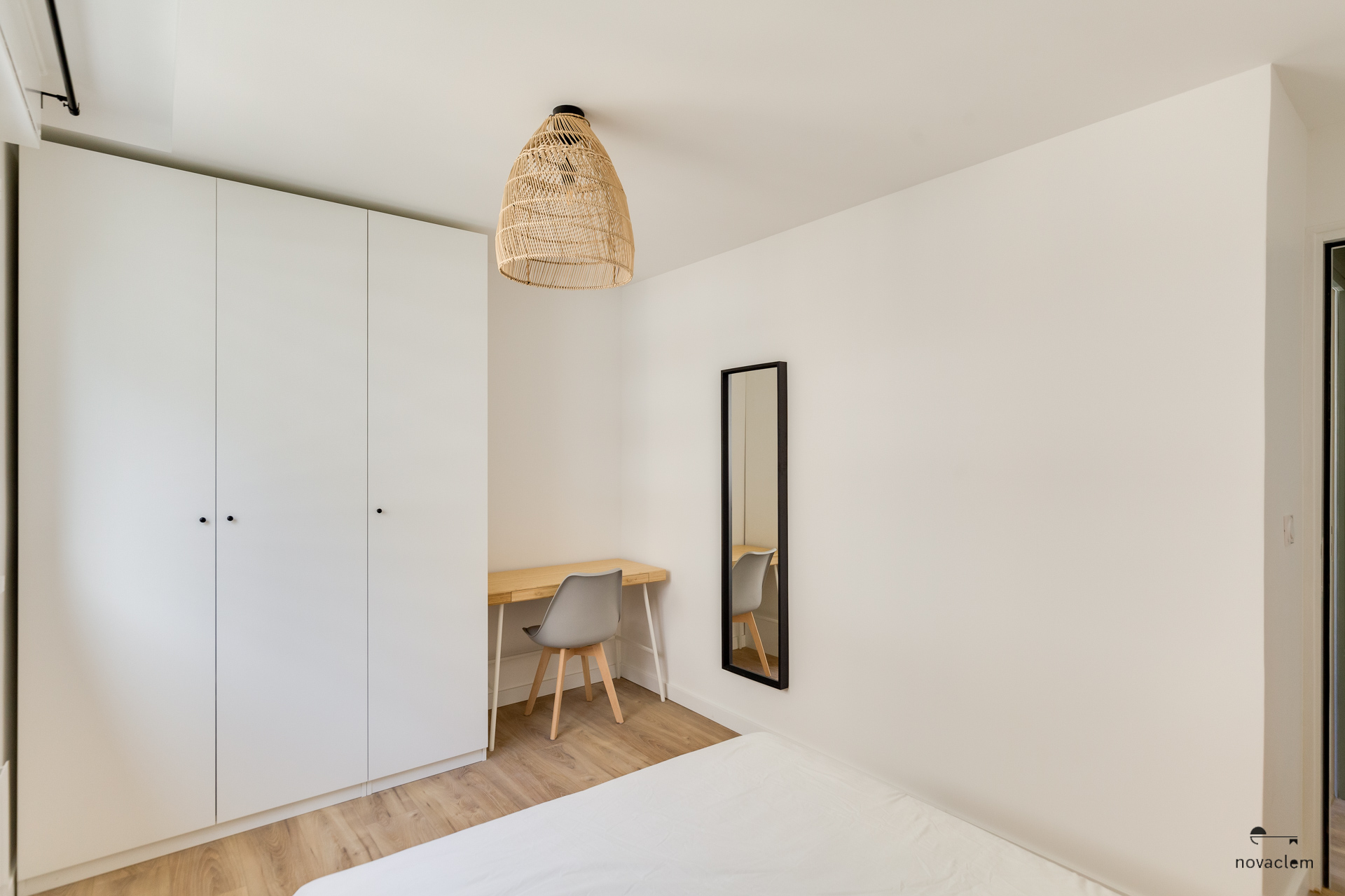 Novaclem - chambre 2 T3 Camas - après travaux - Investissement Marseille