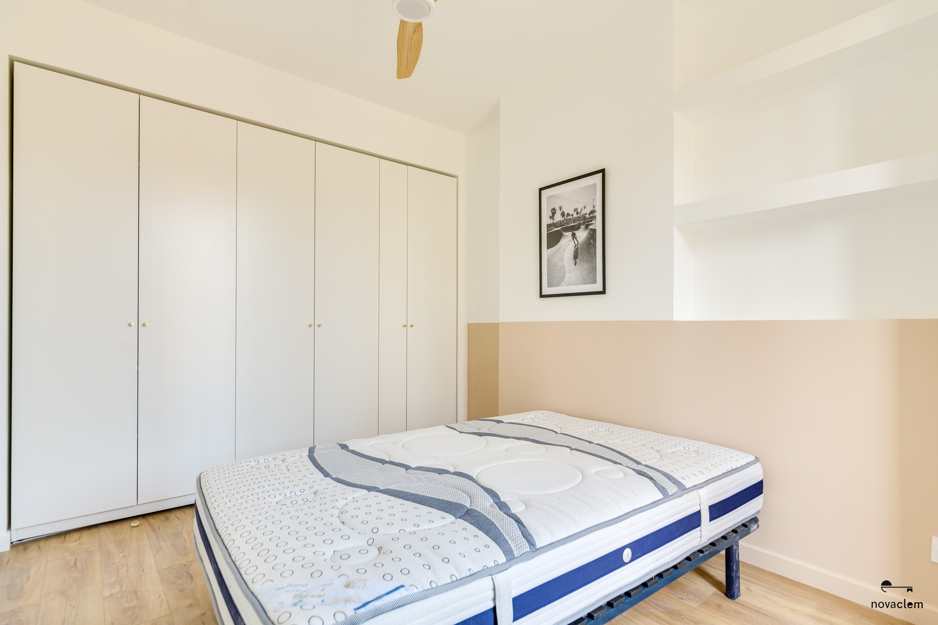 Novaclem - chambre T2 Longchamp - après travaux - Investissement Marseille