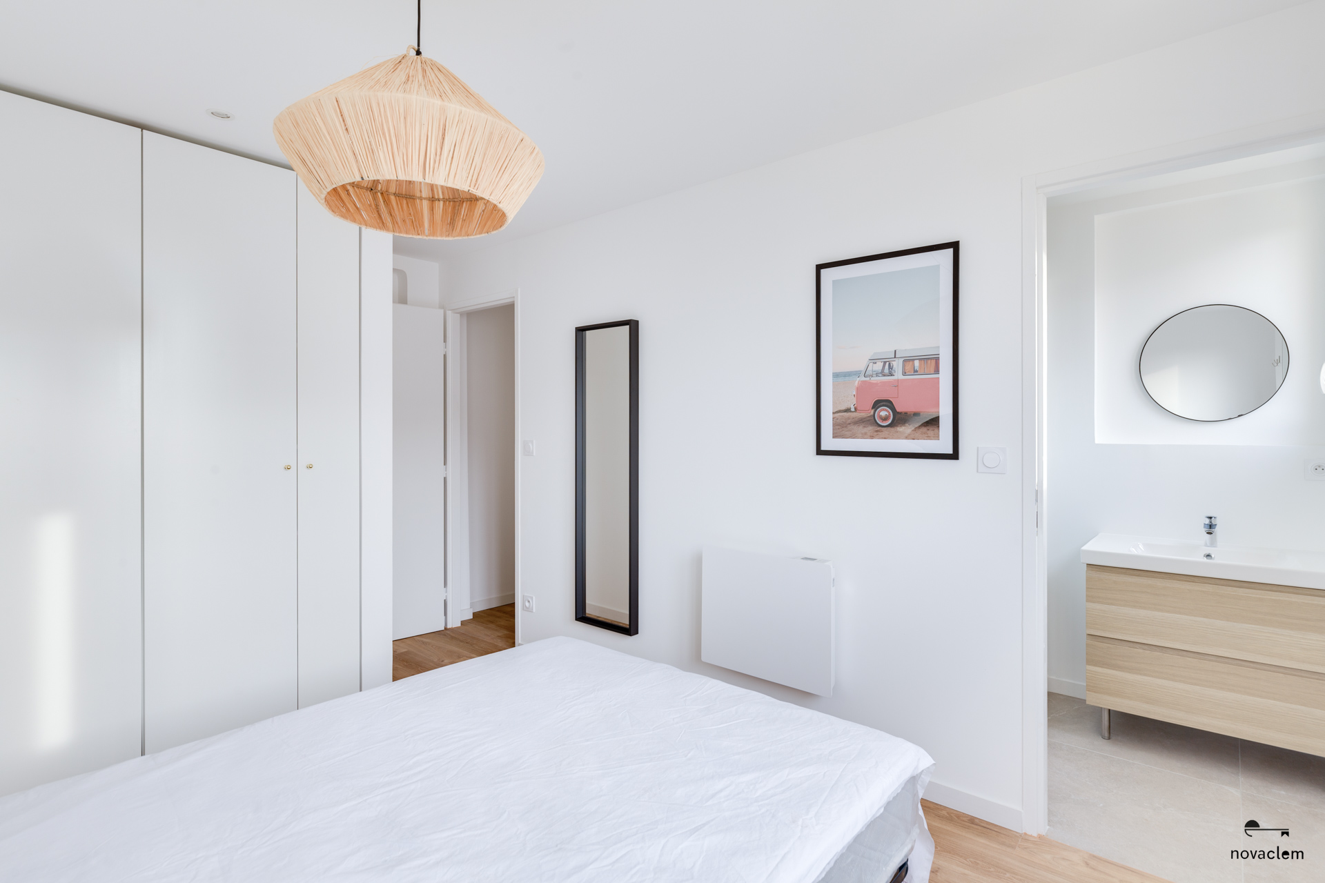 Novaclem - chambre 2 T2 Sakakini - après travaux - Investissement Marseille