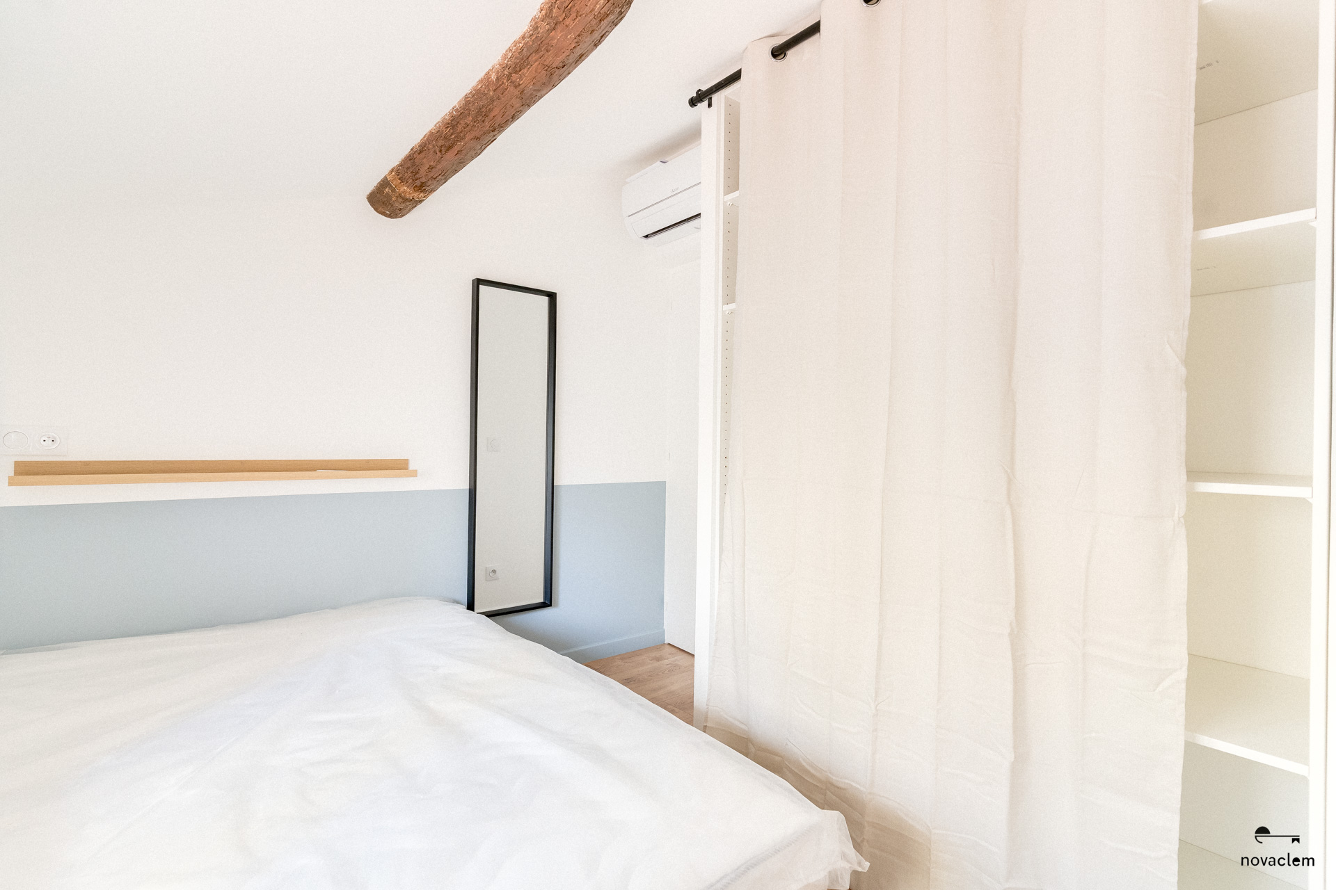 Novaclem - chambre 3 Fongate sous les toits - après travaux - Investissement Marseille