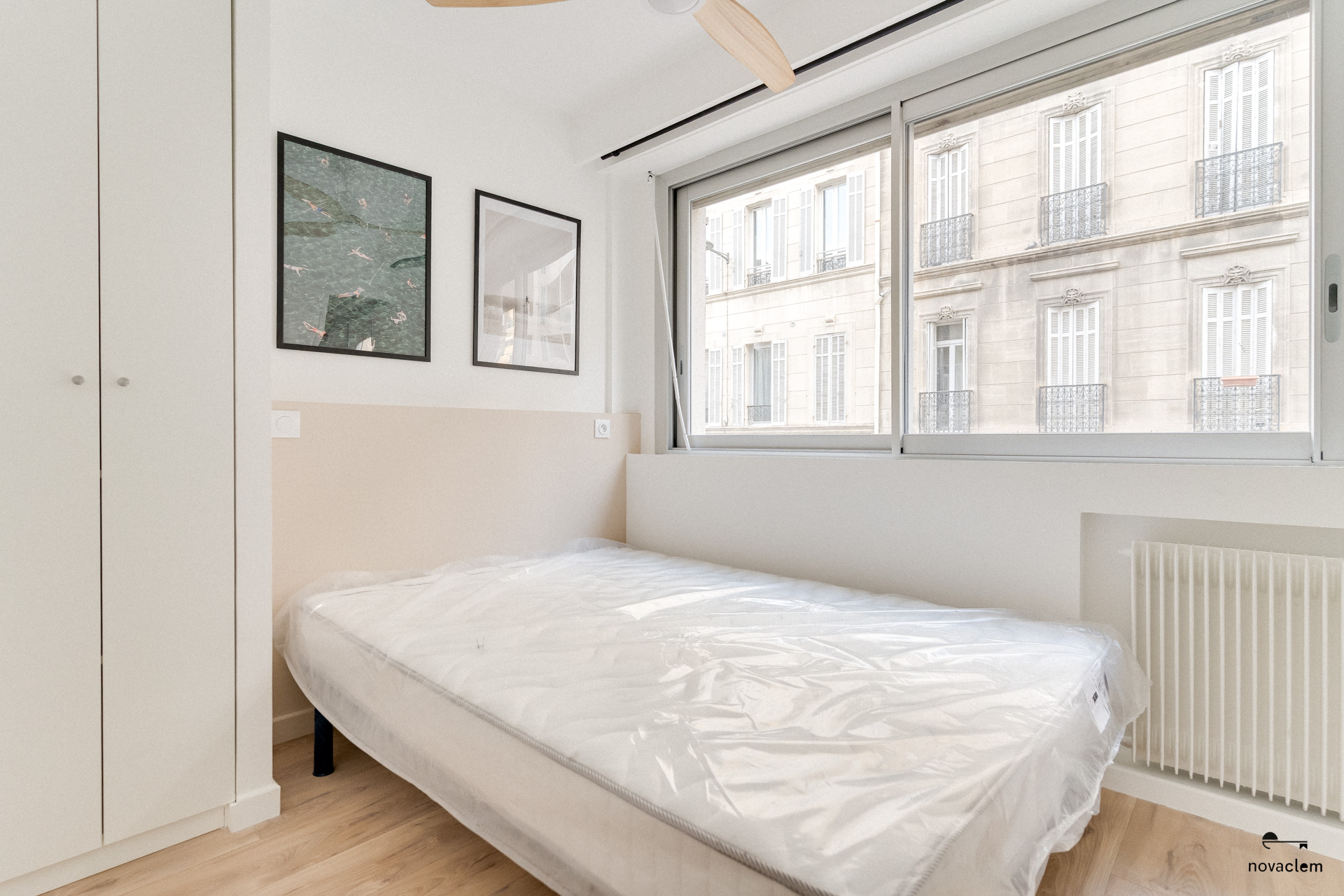 Novaclem - chambre T2 Goudard - 2 - après travaux - Investissement Marseille