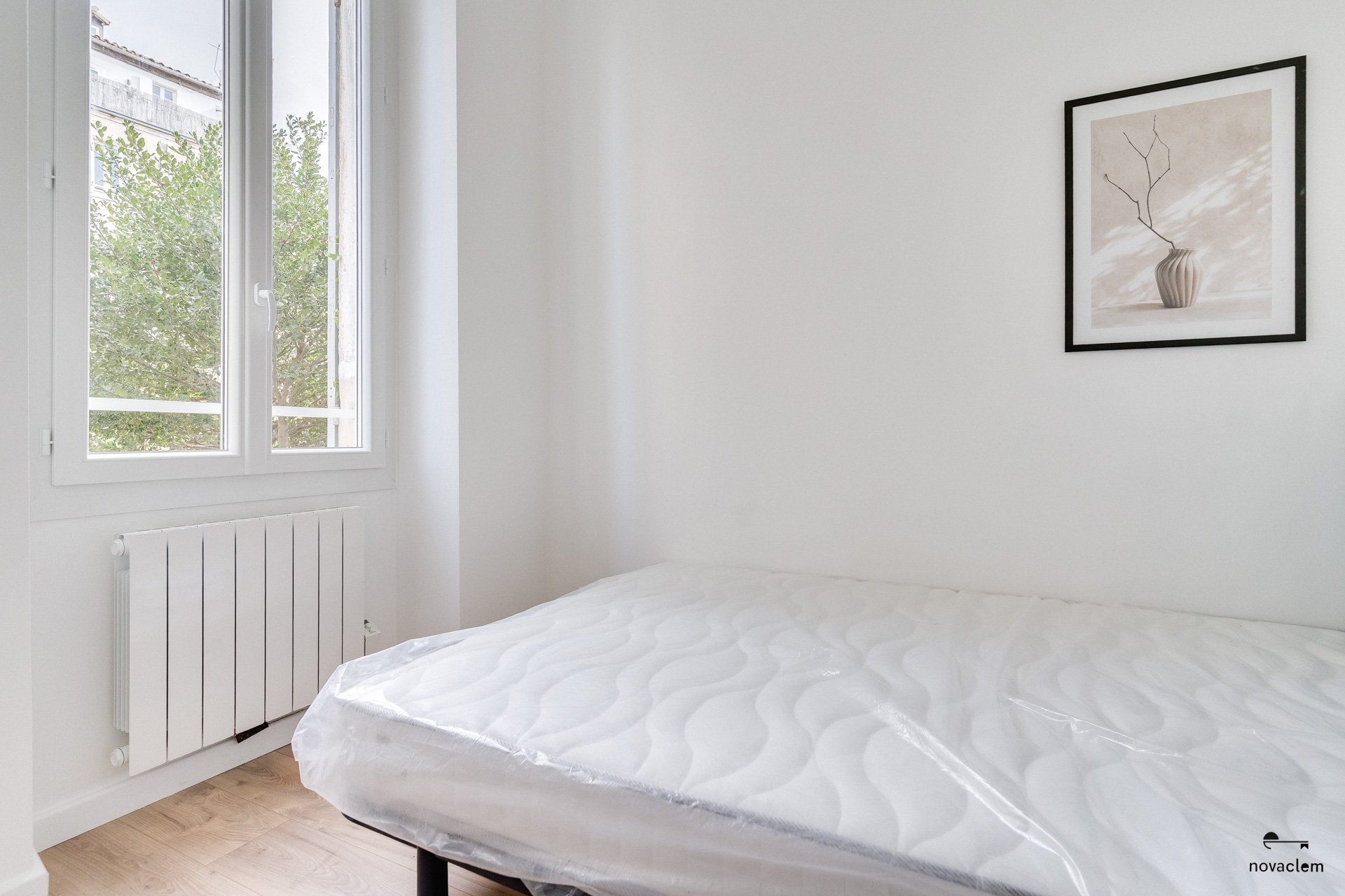 Novaclem - T2 Conception - chambre 2 après travaux - Investissement Marseille